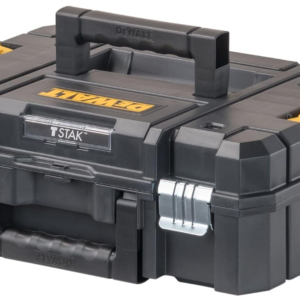 Tool Box TSTAK II, 13 In. Flat Top Tool Storage Case, Stackable Organizer Hard Case Portable Toolbox, Heavy Duty, Holds Up To 66 lbs
